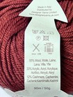 AUTUMN RED 3 50gr Skeins 294yd Debbie Bliss CASHMERINO Wool Acryl Cashmere YARN — photo 10