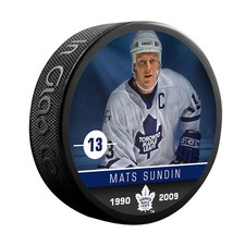 Mats Sundin Toronto Maple Leafs NHL Alumni Souvenir Hockey Puck