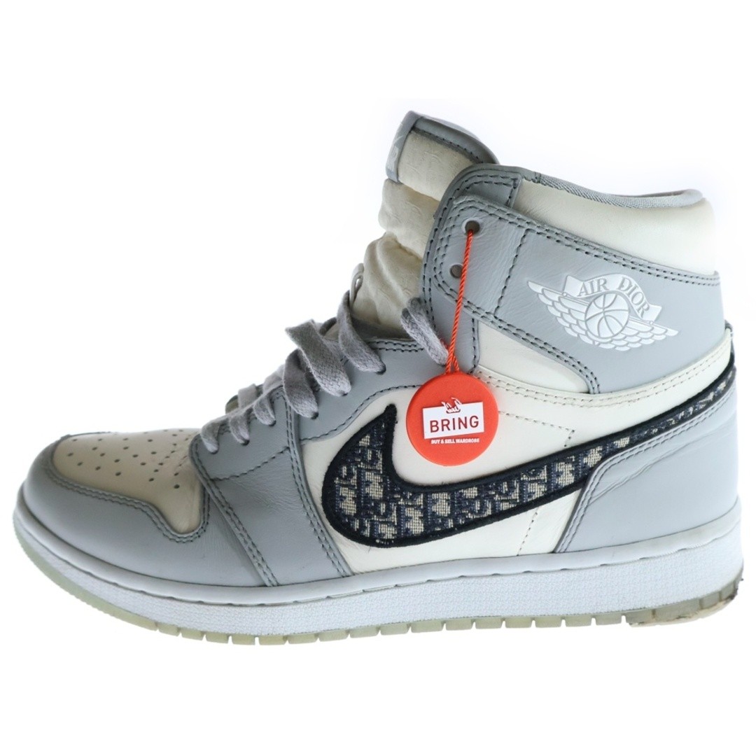 NIKE ×DIOR AIR JORDAN HIGH OG CN8607-002 AOSIE DIOR CUT SNEAKERS