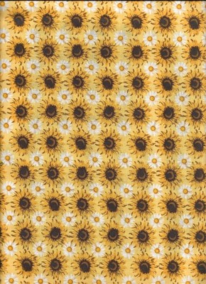 100% cotton floral fabric ''Sunflower Sunshine'' by Springs Creative