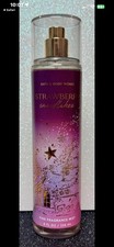 Bath  Body Works STRAWBERRY SNOWFLAKES Fine Fragrance Body Mist Spray 8Oz