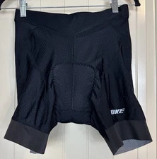 Souke Sports Cycling Shorts Black Poly Spandex Blend Stretch Padded sz M