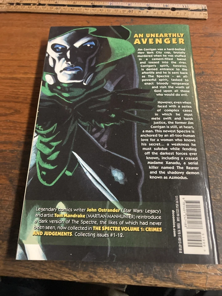 The SPECTRE VOL 1 罪犯和法官 OSTRANDER MANDRAKE TPB 非常罕见 OOP HTF — 第 2/2 张图片
