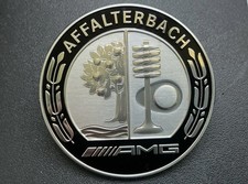 Original Mercedes-Benz AMG Emblem Affalterbach Edition silber fürStoßstange Original Mercedes-Benz AMG Emblem Affalterbach Edition silber fürStoßstange