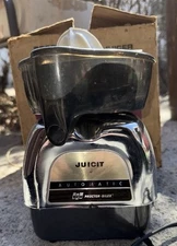 JUICIT SCM Proctor Silex Electric Juicer J111C Chrome TESTED WORKING