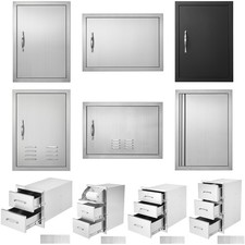 BBQ Access Door 27 Sizes Outdoor Kitchen Drawer BBQ Island Stainless Steel