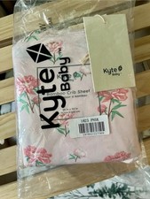  New In Bag LE Kyte Baby Bamboo CRIB Sheet In Sakura Peony 28 52in