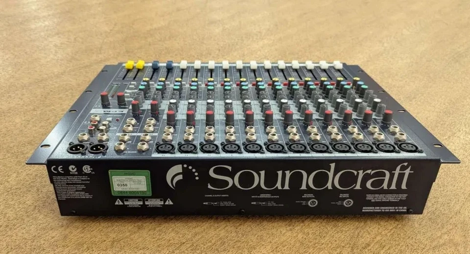 Soundcraft EPM12 Mixing Console – 12 Channel Mixer – Used, Tested & Working - Image 2 of 4