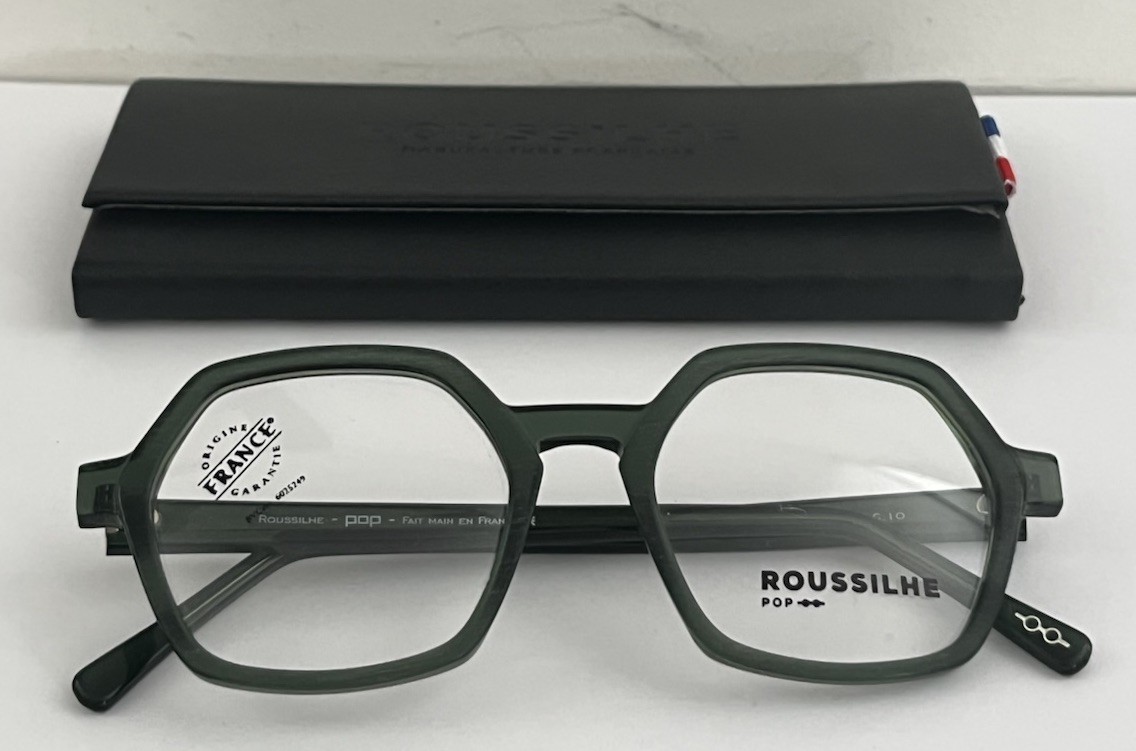 Lunettes de vue Roussilhe POP 104 homme légères pour soulager la fatigue nasale