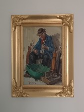 Ernesto Scudiero ( Napoli 1938)  dipinto olio su pannello