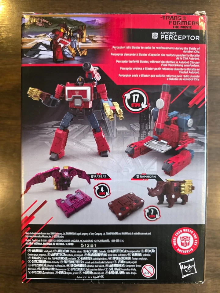 Transformers Studio Series 86 MTMTE Perceptor Ratbat Ramhorn ЭКСКЛЮЗИВ G1N - Изображение 3 из 4