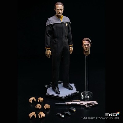 EXO-6 Star Trek Commander Data First Contact (EXO-01-002) 1/6 Scale Figure NEW