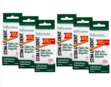 STIM-U-DENT Plaque Removers, Value Pack, Mint, 8 pk 25 ea Pack of 6 