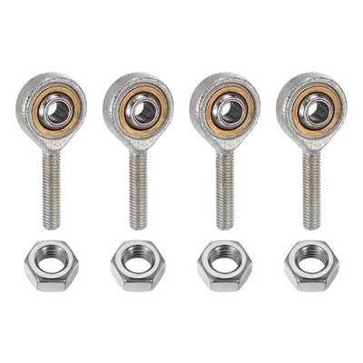 4Pcs M5 Ball Head Joint Rod End Bearing, M5x0.8 Left Hand Thread