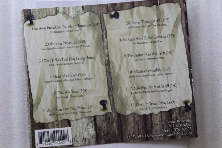 Curtis Potter - Down In Texas Today CD Signed Autogrpahed Country Foto 3 de 4