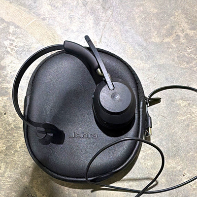 Jabra Evolve 40 USB Wired Mono On-Ear Headset Boom Mic Adjustable Black