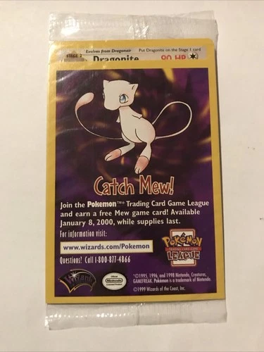 Pokémon TCG Dragonite Black Star Promo Card #5 Sealed
