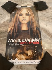AVRIL LAVIGNE 2004 UNDER MY SKIN 2-SIDED PROMO POSTER 12x24