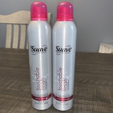 2 Suave Professionals Touchable Finish Hairspray Extra Hold, Salon Proven 9.4oz
