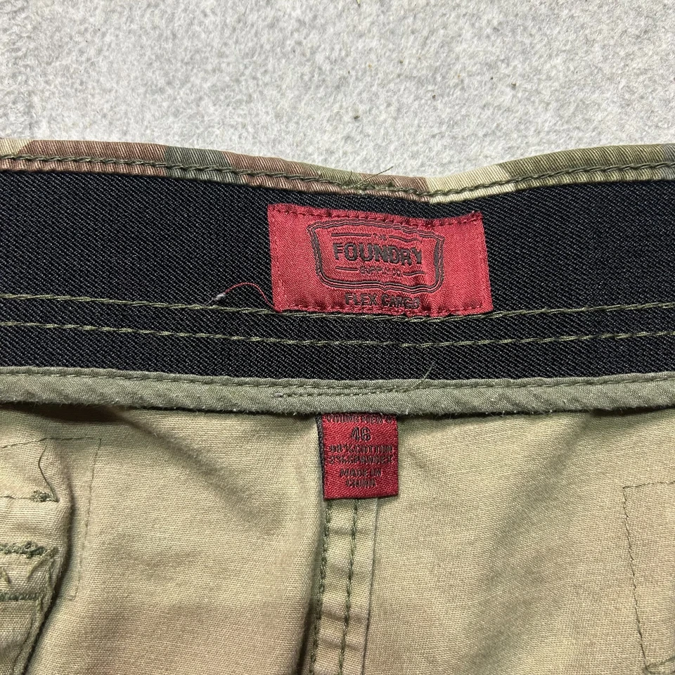 Pantalones Cortos de Carga Foundry Camuflados Para Hombres 46 Verde 9" Ejército Militar Chino Foto 3 de 4