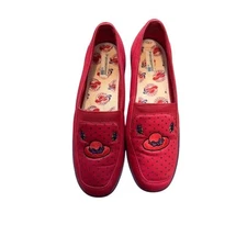Grasshoppers by Keds Women's Red Polka Dot Slip-On Shoes Size 7 1/2