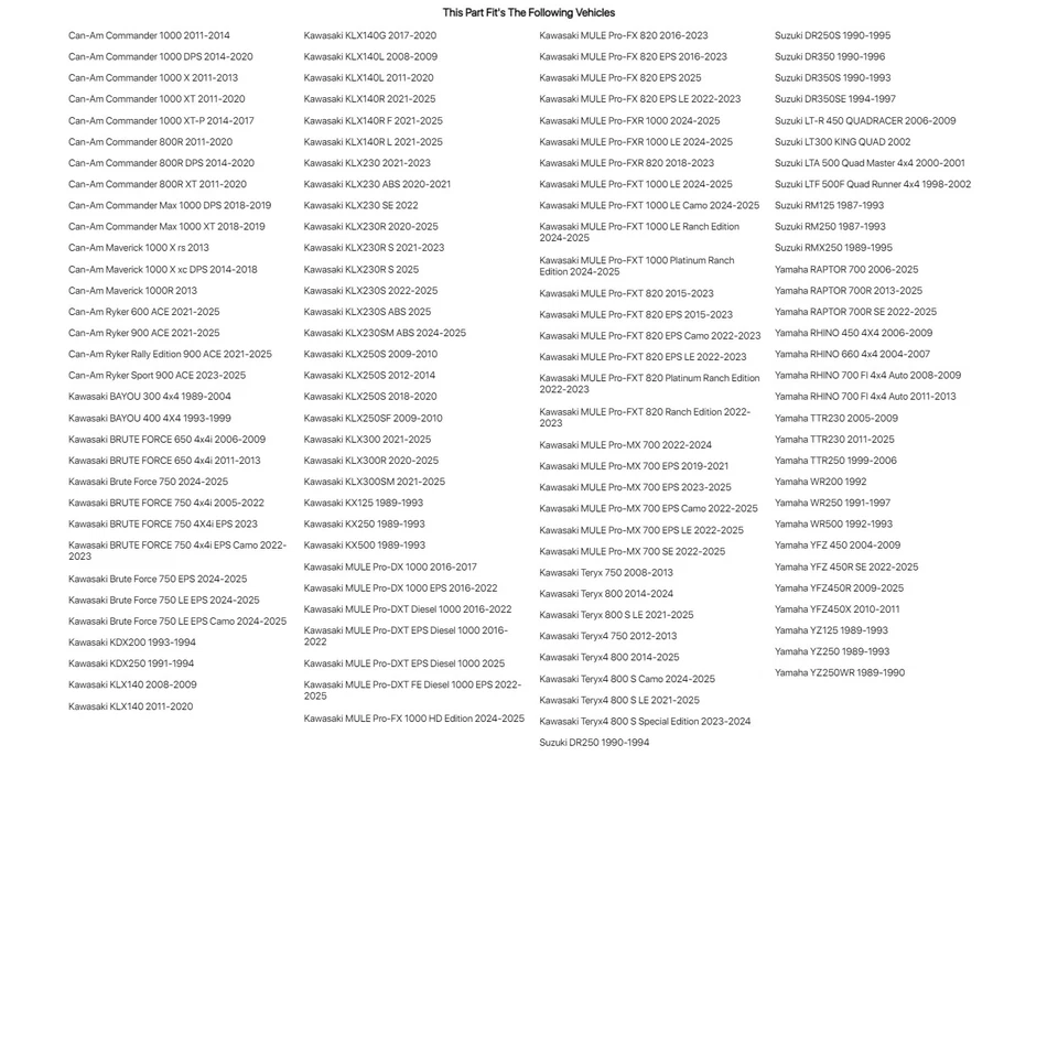 Pastilla de freno Tusk - delantera de metal sinterizado para Suzuki RM125 1987-1993 Foto 3 de 4