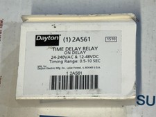 Dayton 2A561 SOLID STATE ON-DELAY 0.5-10 SEC. Timer Relay 12-48VDC 24-240VAC