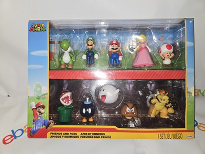 #ad Nintendo Super Mario Friends and Foes 2.5quot; Mini Poseable Action Figures 10pk $47.59