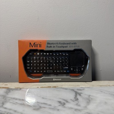 Fosmon Mini Bluetooth Keyboard Wireless QWERTY Keypad Touchpad Remote IS11-BT05