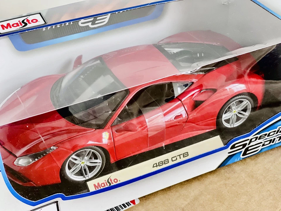 Maisto #46629 Ferrari 488 GTB, 1/18, BNIB! *Rare* - Image 3 of 4