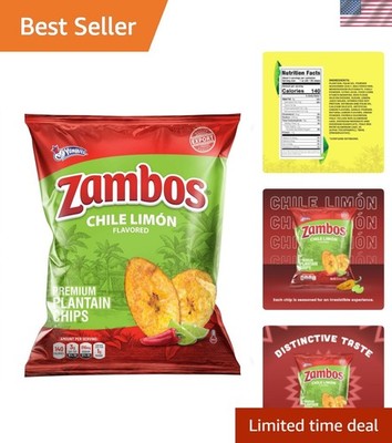 Experience Zesty Bliss with 5.29oz Chile Limon Plantain Chips - Snack Happy