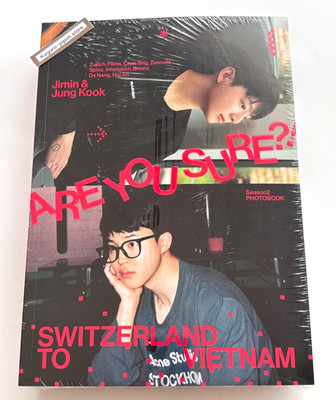 BTS Jimin x Jung Kook Are You Sure?! Season 2 PHOTOBOOK New & Factory Sealed