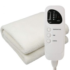 Deluxe Ultra-Thick Fleece Massage Table Warmer,Heating Pad with 5 Heat Settin...