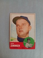1963 Topps Don Zimmer baseball card #439