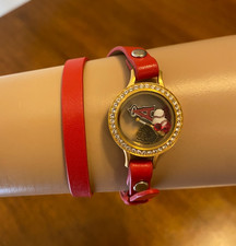 Origami Owl Los Angeles Angels Double-Wrap Bracelet Baseball Charms