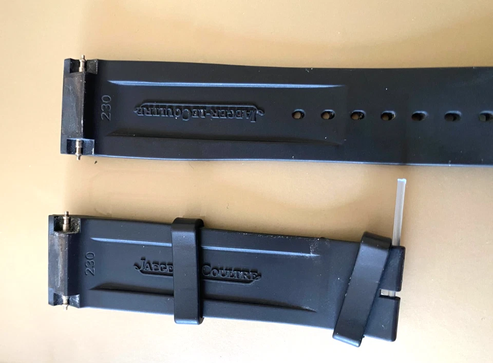 Jaeger LeCoultre 21mm Black Rubber Watch Strap Band 22/20 No Buckle, NWOT - Image 4 of 4
