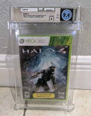 Halo 4 NFR Xbox 360 New Sealed Graded WATA 9.4 A