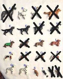 Playmobil PICK & CHOOSE a Dog Dogs Poodle dachshund Dalmatian Black hunting