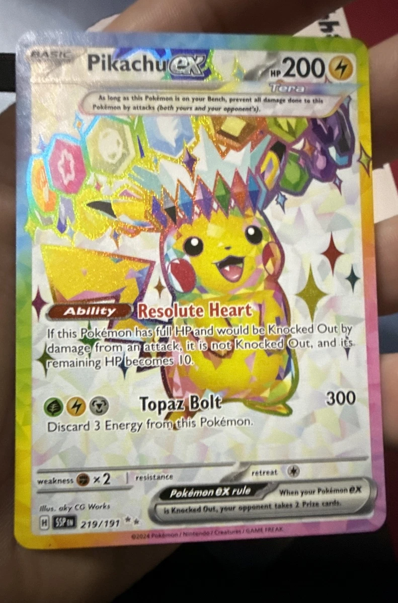 Pikachu Ex Pokémon TCG Cards for sale | eBay