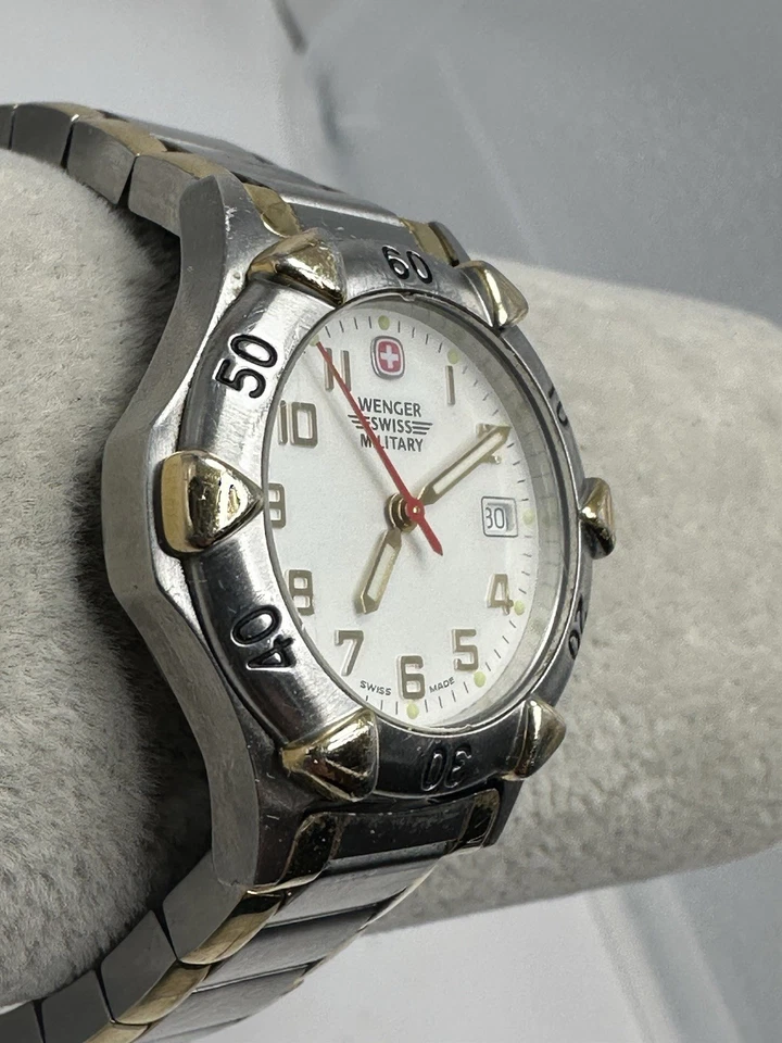 Reloj Mujer Wenger Swiss Military 79052 Batería Nueva 28MM 6" Hecho en Suiza L92 Foto 3 de 4