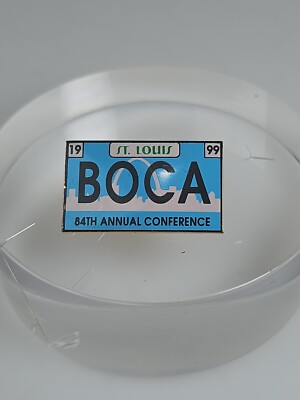 1999 BOCA 84th Annual Conference St Louis Pin - International Futures Industry 