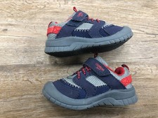 1432 Oshkosh B'gosh Lago Boys Bumptoe Athletic Sneaker Navy Blue Size 6 Toddler