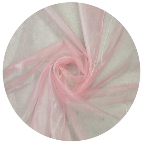 50 YARD Organza Fabric 45" W Crystal Sheer Sewing Craft DIY Wedding Party Décor - Picture 18 of 98