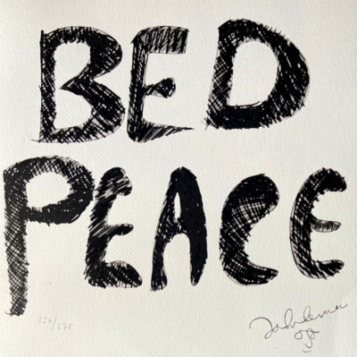 John Lennon & Yoko Ono, Lithographie 1986, 275 Ex (Paul Maccartney Bob Dylan)
