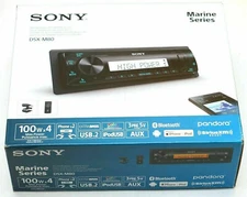 SONY DSX-M80 Digital Media Receiver AUX USB EQ Bluetooth iPhone Amplifier 100Wx4