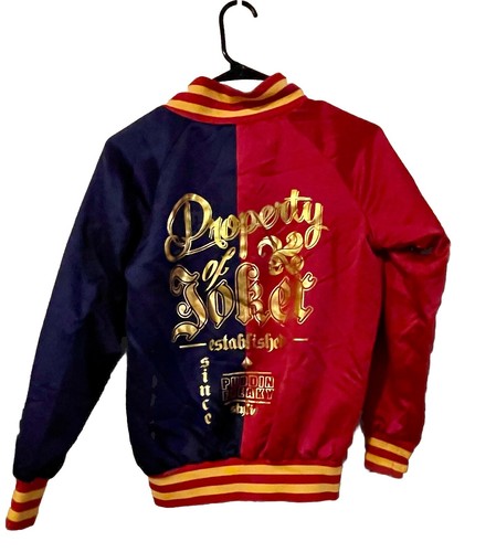 Hot Topic Suicide Squad Harley Quinn Property Of Joker Teens Jacket Size S/P - Picture 3 of 8
