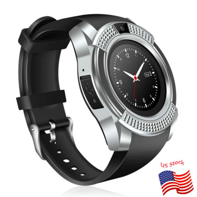 Fashion Bluetooth Smart Watch Phone with Camera Pedometer Sports Fitness Tracker
