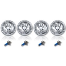 5-34 Halogen Headlight Diamond Crystal Clear Headlamp Sw 6055w H4 Light Bulbs