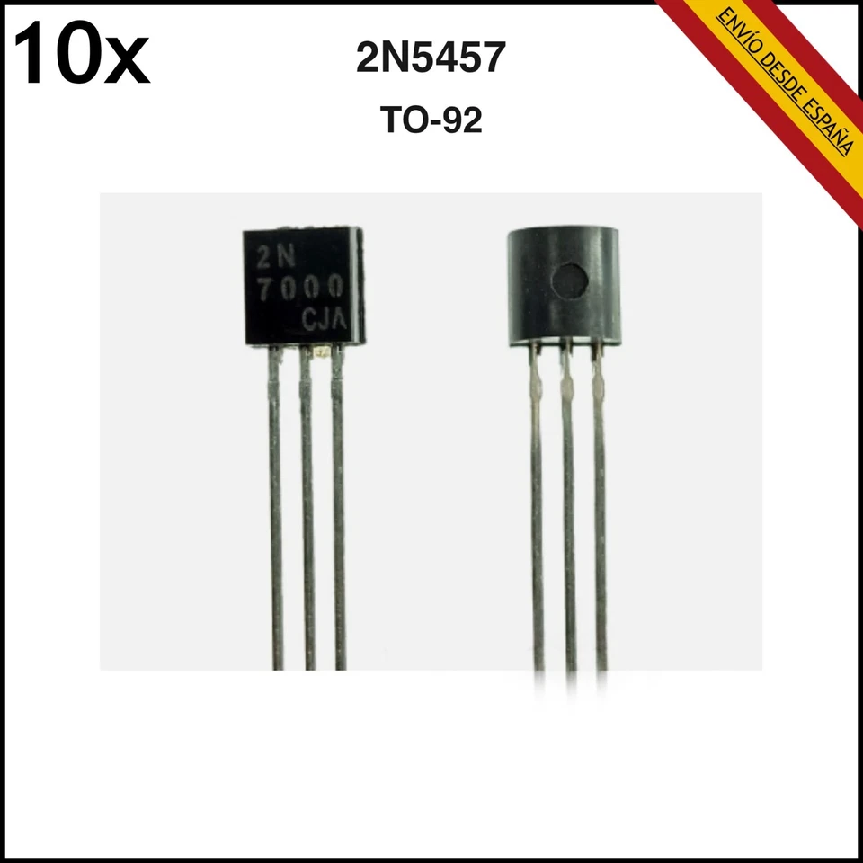 10x 2N5457 2N 5457 N-MOSFET TO-92