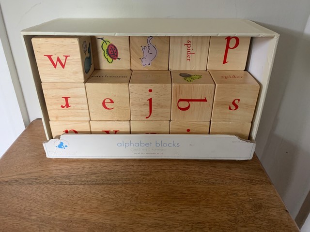 pottery barn kids alphabet blocks